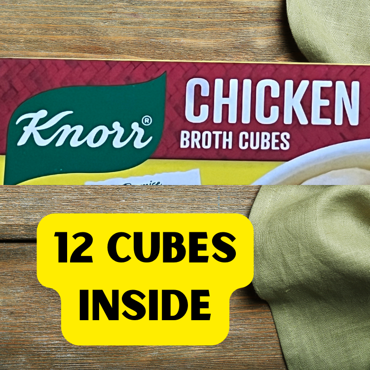 Knorr chicken cubes - 12 cubes inside (boxes deformed during transport)