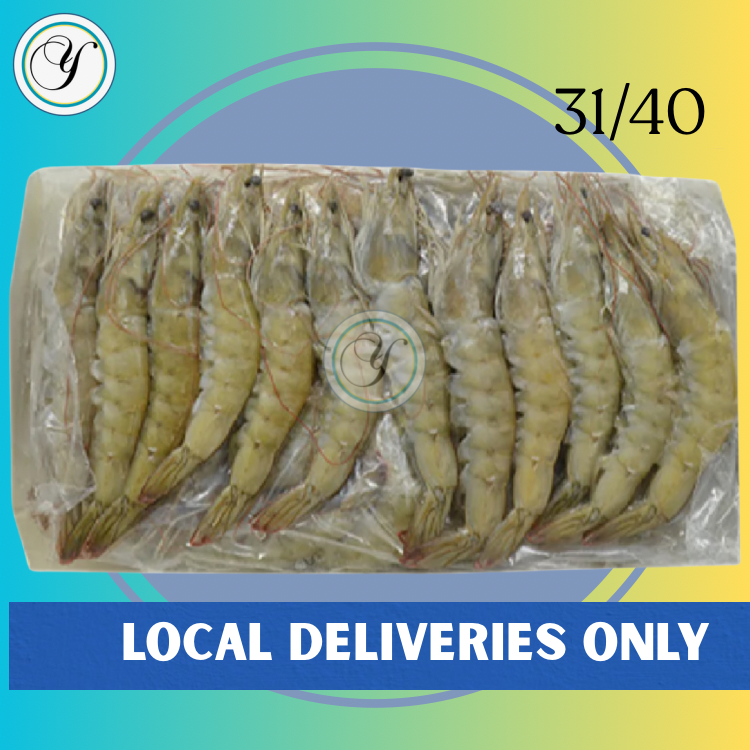 FROZEN SHRIMP (HIPON) PASAYAN 30/40 - 1kg