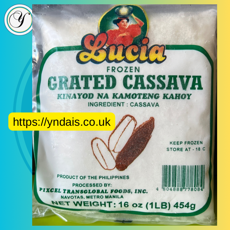FROZEN LUCIA GRATED CASSAVA - 454G