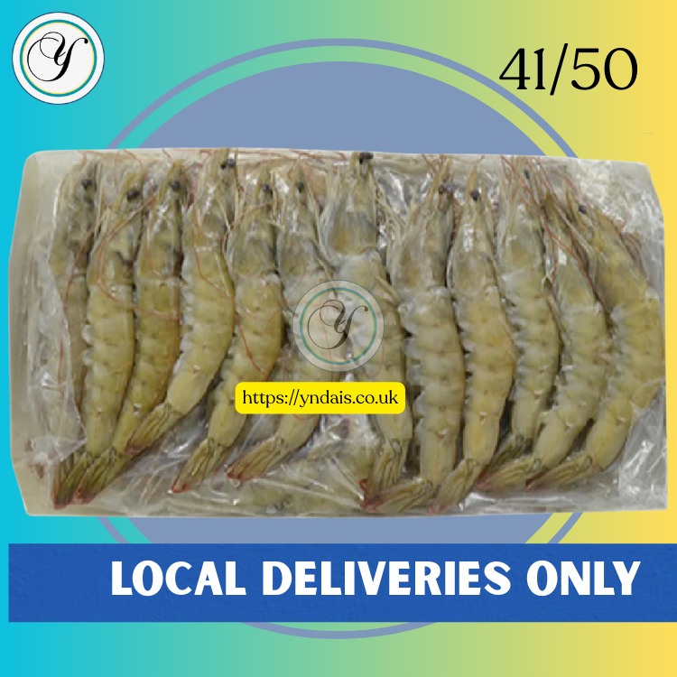 FROZEN WONDER HEAD-ON PREMIUM GRADE SHRIMP ( Hipon) (pasayan) (pansat) 41/50 - 1kg