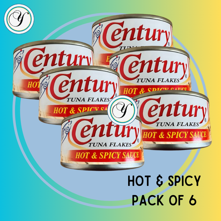 CENTURY TUNA - Hot & Spicy - 180g (pack of 6)