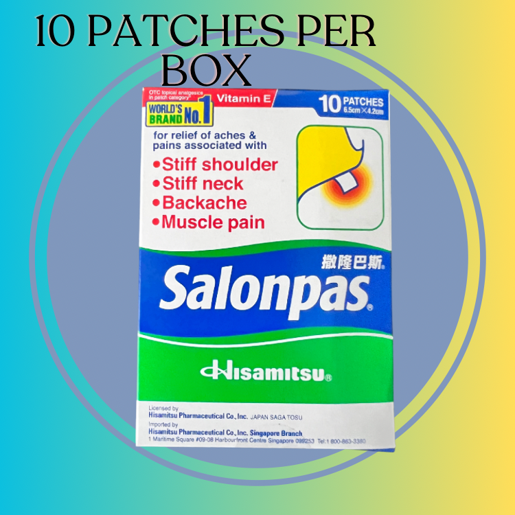 SALONPAS 10 patches per box