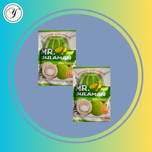MR HAT GULAMAN - BUKO PANDAN 25g per packet(pack of 2) Buy 1 get 1 free BEST BEFORE 12 Aug2025