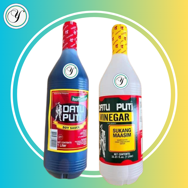DATU PUTI : PARES COMBO (Soy Sauce/Vinegar) (Suka + Toyo) - 2x1L