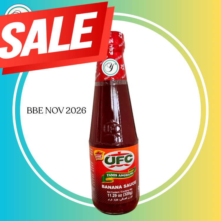 SALE UFC Banana Sauce Hot & Spicy - 320G (small)BBE NOV 2026