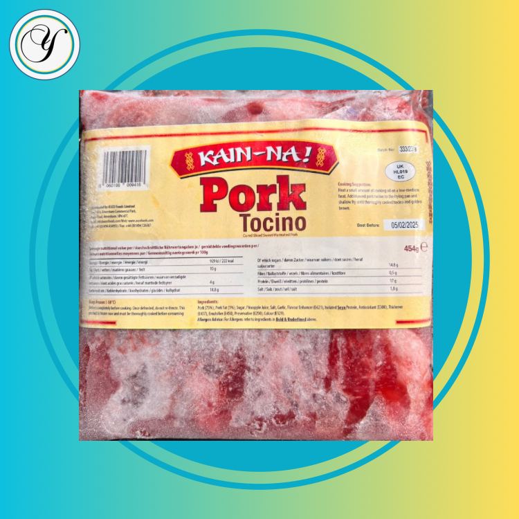 KAIN NA PORK TOCINO -FROZEN