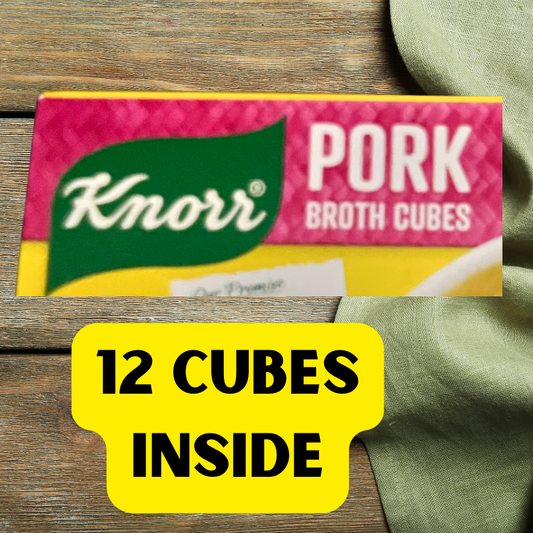 Knorr pork cubes - 12 cubes inside (boxes deformed during transport)