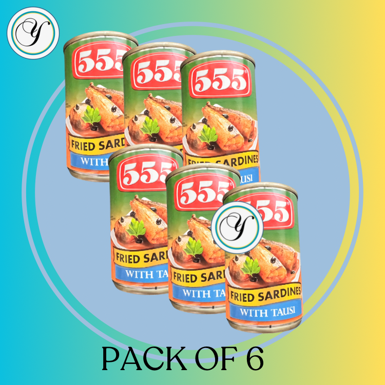 555 fried sardines with TAUSI BUNDLE OF 6