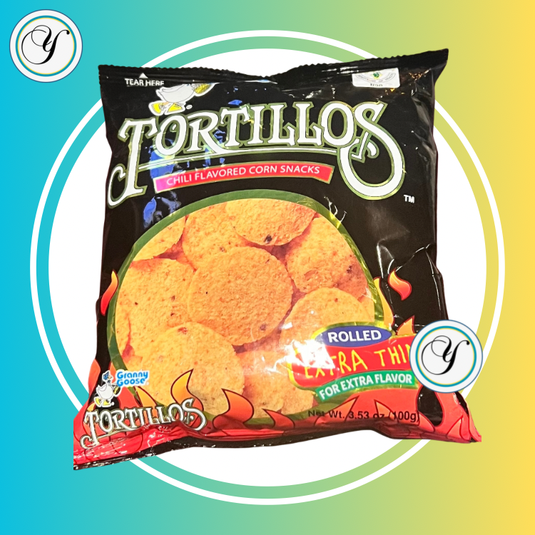 GRANNY  GOOSE TORTILLOS CHILLI FLAVOURED- 100g