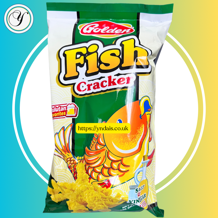 GOLDEN FISH CRACKER - Salt & vinegar 100g