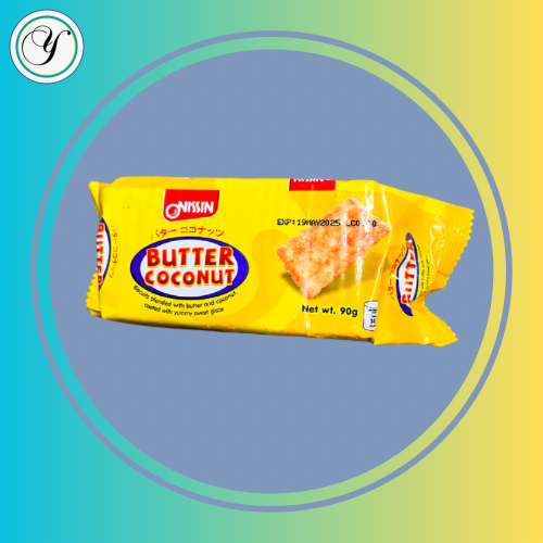 NISSIN BUTTER COCONUT COOKIES - 90g