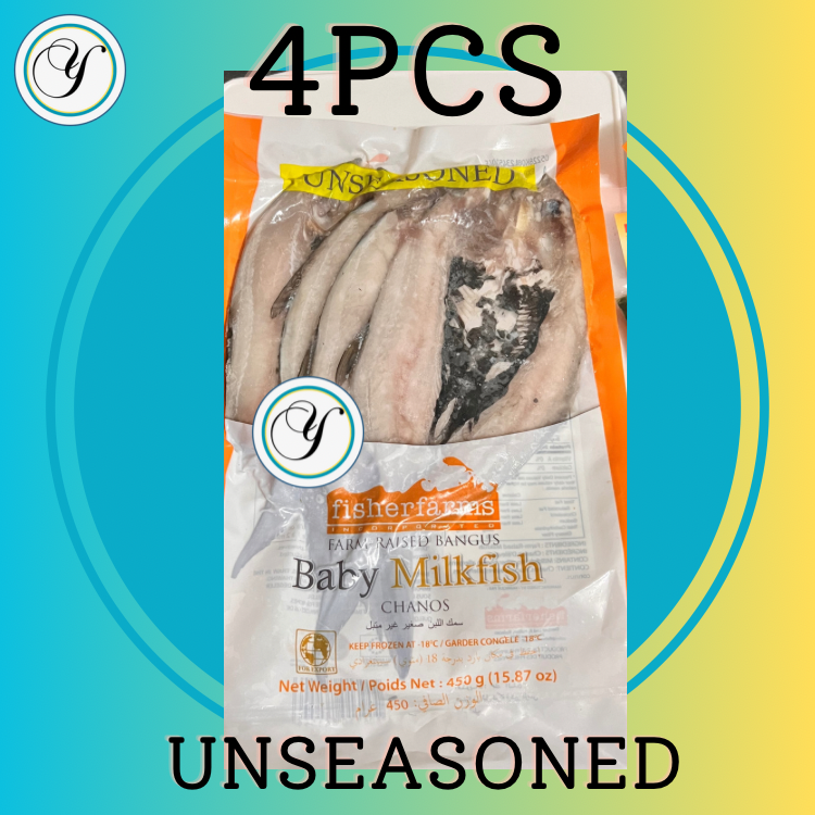 FISHERFARMS split baby milkfish (bangus) unseasoned-450g -500g -FROZEN ...