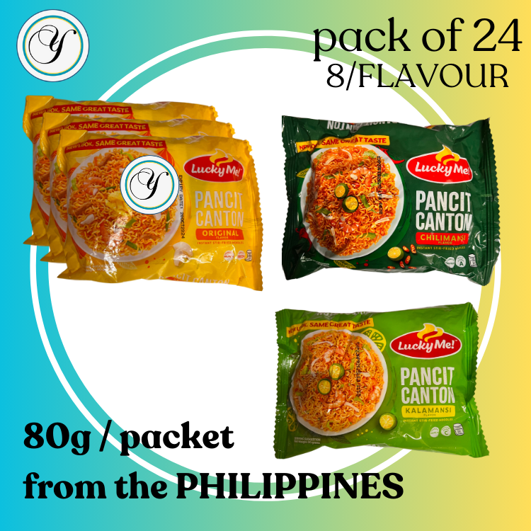 LUCKY ME PANCIT CANTON - 80g ( BUNDLE of 24)