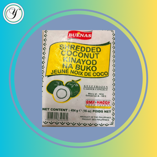 FROZEN BUENAS FROZEN SHREDDED YOUNG COCONUT 454g