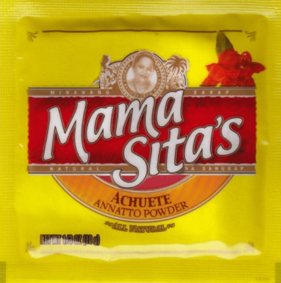 MAMA SITAS - ANNATO POWDER ( Asuete) - 10g