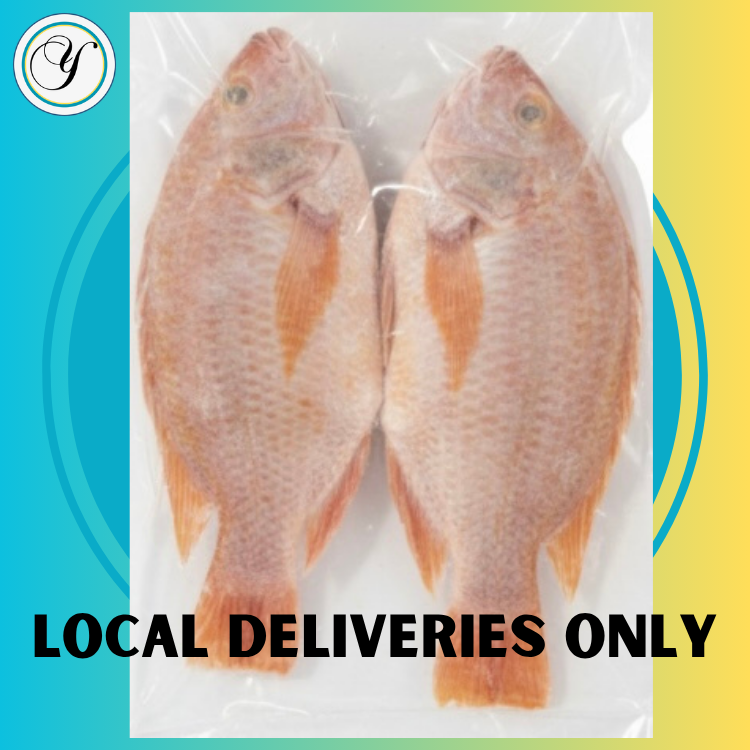 FROZEN RED TILAPIA-900g LOCAL DELIVERIES ONLY