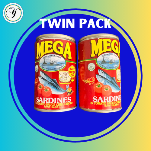 MEGA Sardines in Tomato Sce & Chilli - TWIN PACK (2x155g)