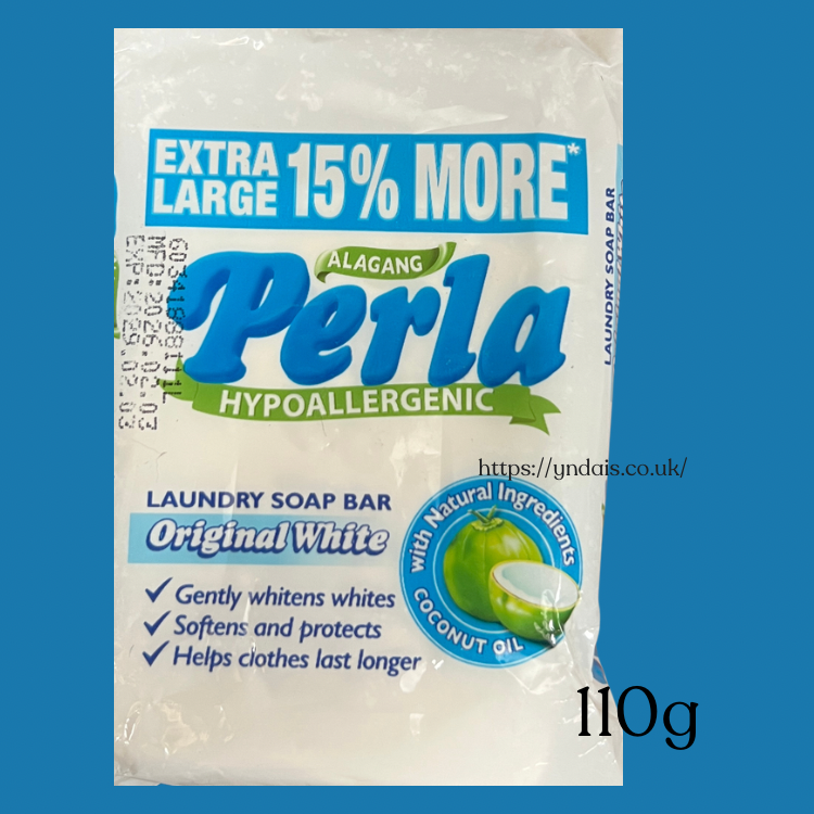 PERLA -white Laundry Soap Bar 110g
