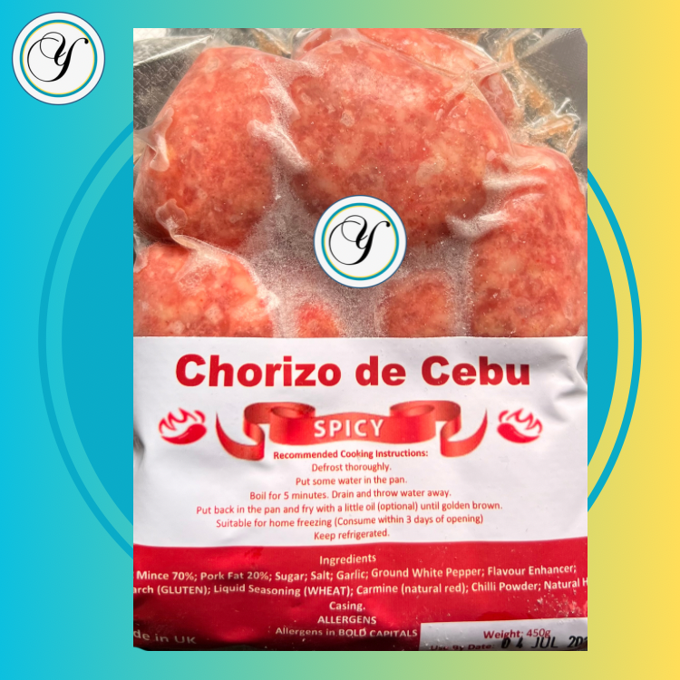 CHORIZO DE CEBU (LONGGANISA) SPICY -FROZEN