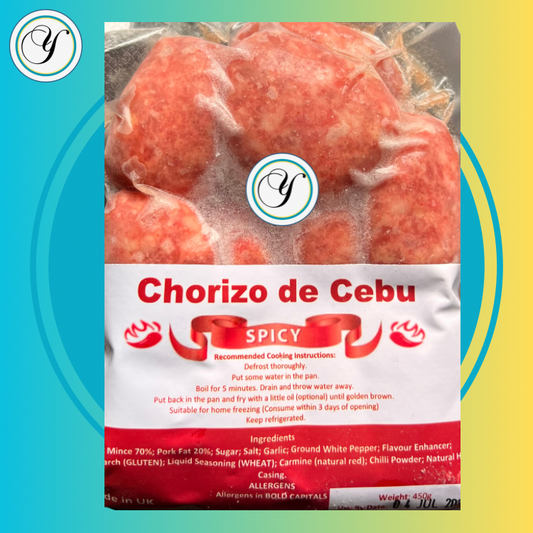 FROZEN CHORIZO DE CEBU (LONGGANISA) SPICY