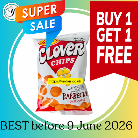 LESLIE’s CLOVER CHIPS-BBQ-85g BUY 1 GET 1 BBE 9JUNE 2026