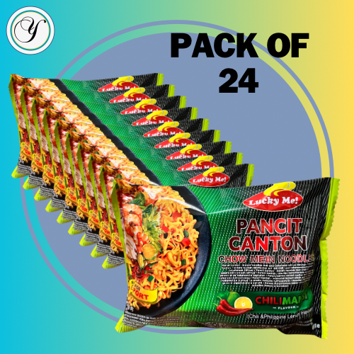 LUCKY ME PANCIT CANTON- Chillimansi (60g) BUNDLE OF 24 T