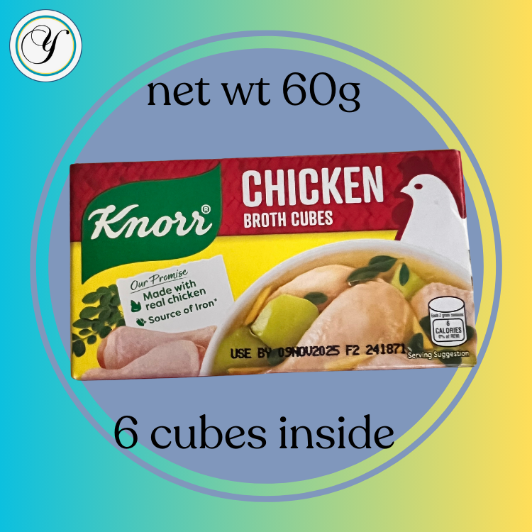 KNORR CHICKEN CUBES - 60g