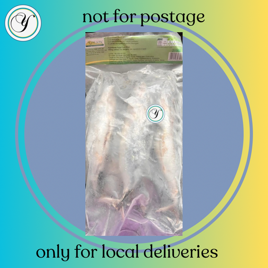 FROZEN FISH KIMSON WHOLE CLEANED BULLET TUNA (TULINGAN) -1KG