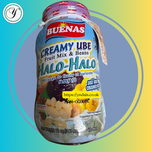 BUENAS CREAMY UBE FRUIT ( HALO-HALO ) MIX - 340ml