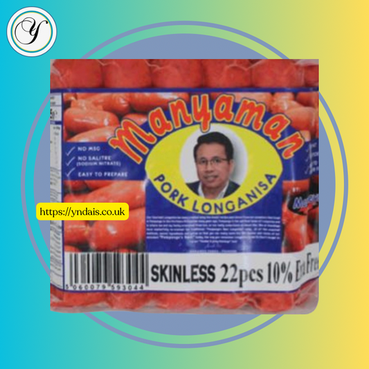 FROZEN MANDHEY'S MANYAMAN PORK SKINLESS LONGGANISA -454G