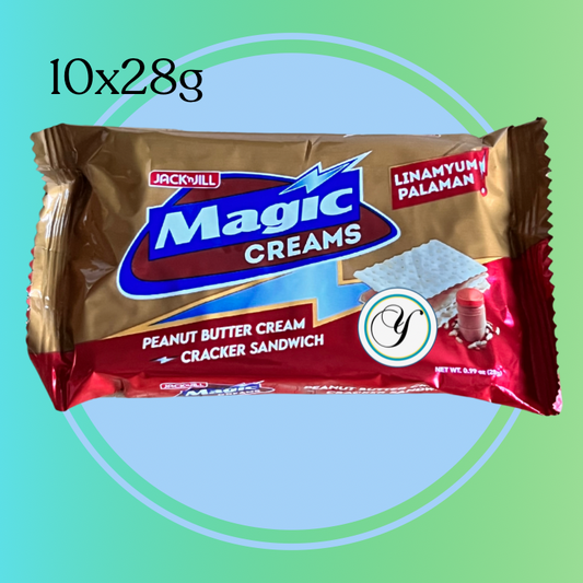 MAGIC CREAMS 28gx10 (PEANUT BUTTER CRACKER SANDWHICH)