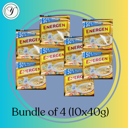 ENERGEN VANILLA- BUNDLE OF 4 (10x40g)