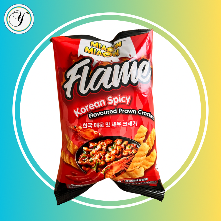 MIAO MIAO Korean Spicy Prawn Crackers -50g