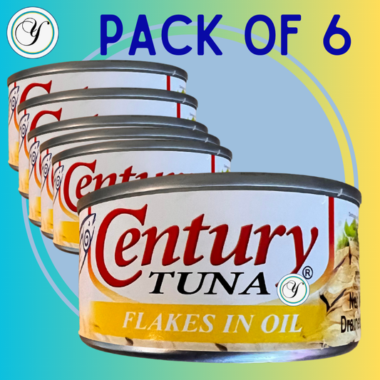 CENTURY TUNA - FLAKES IN OIL - 180g (pack of 6)