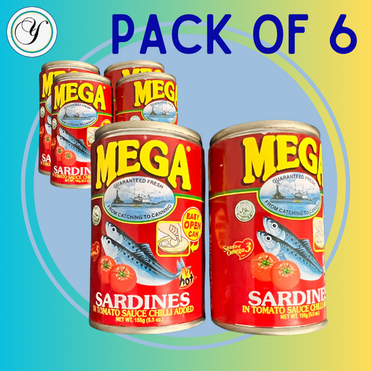 MEGA Sardines  - BUNDLE OF 6 RED