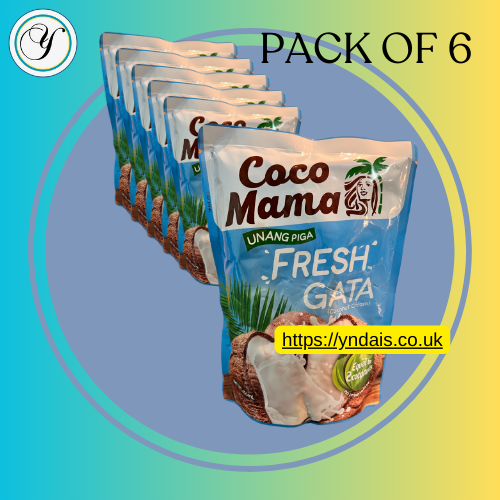 COCO MAMA - fresh gata 400ml coconut cream-BUNDLE OF 6