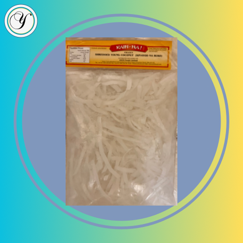 FROZEN KAIN NA shredded young coconut 454g (kinayud na buko)