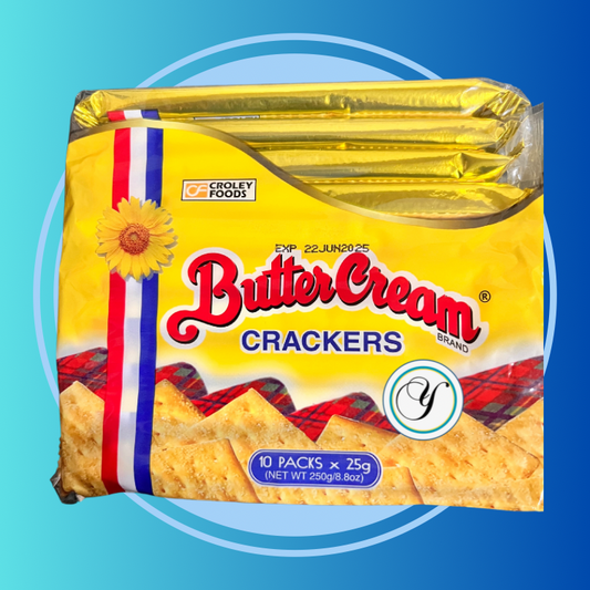 CROLEY FOODS BUTTERCREAM CRACKERS- 10x25g