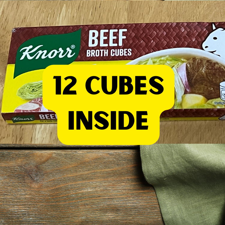 KNORR CUBES -BEEF CUBES , 12 cubes inside