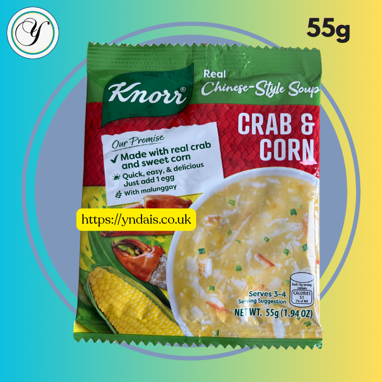 KNORR Chinese style soup- CRAB & CORN 55g