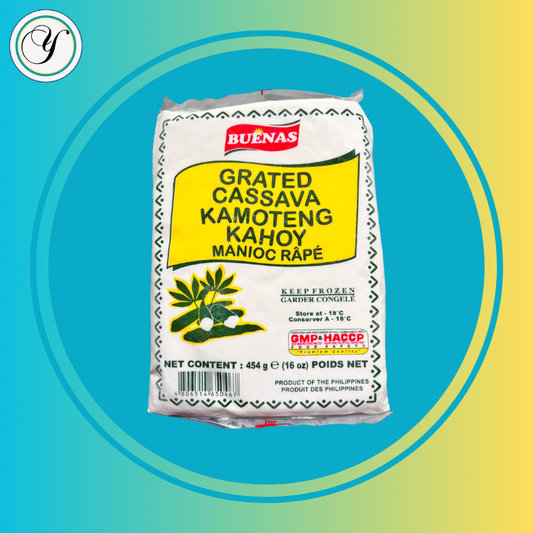 FROZEN BUENAS GRATED CASSAVA - 454G
