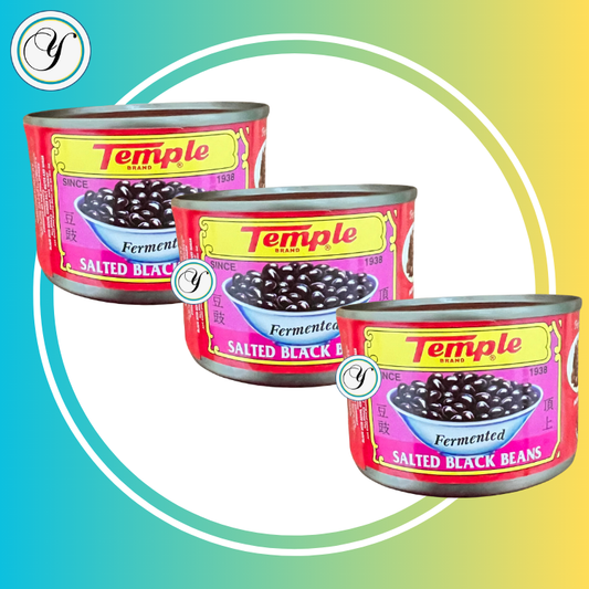 TEMPLE Black beans (SALTED) -180g BUNDLE of 3